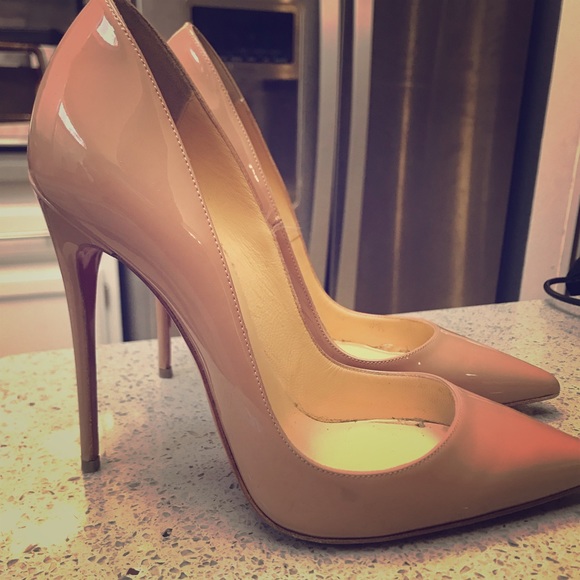 Christian Louboutin Shoes - Christian Louboutin So Kate 120mm sz 36.5 nude